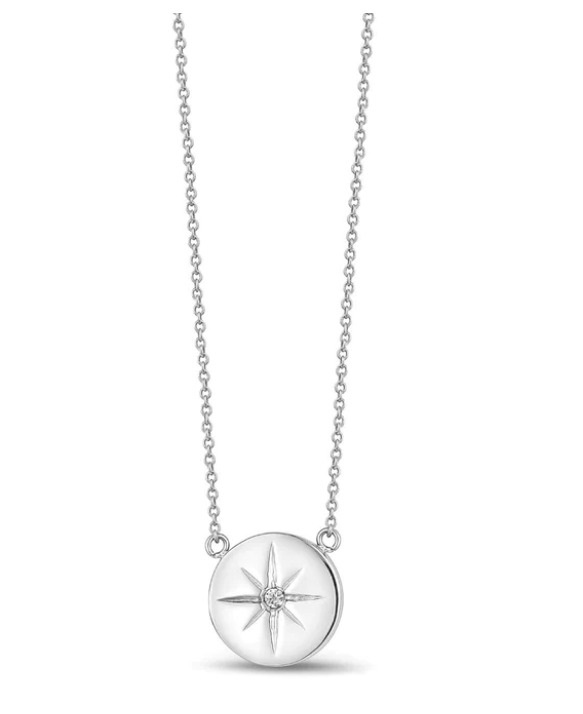 COLLIER AVEC ÉTOILE DU NORD - ARZ STEEL